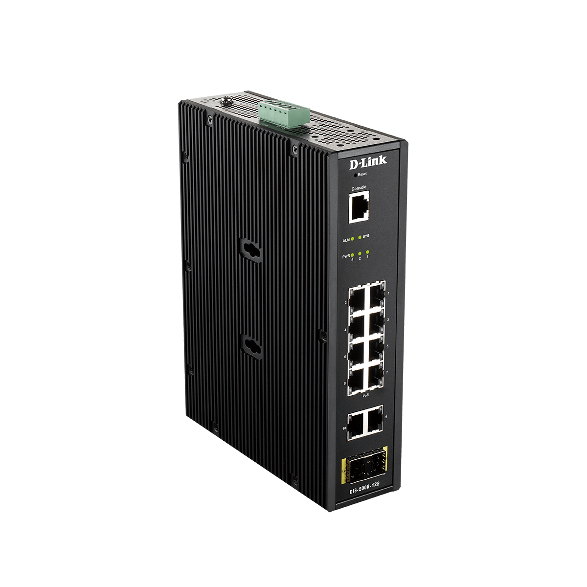 قیمت و خرید سوییچ شبکه مدیریتی 10 پورت + 2 پورت SFP دی لینک مدل DIS-200G-12S | نت ران